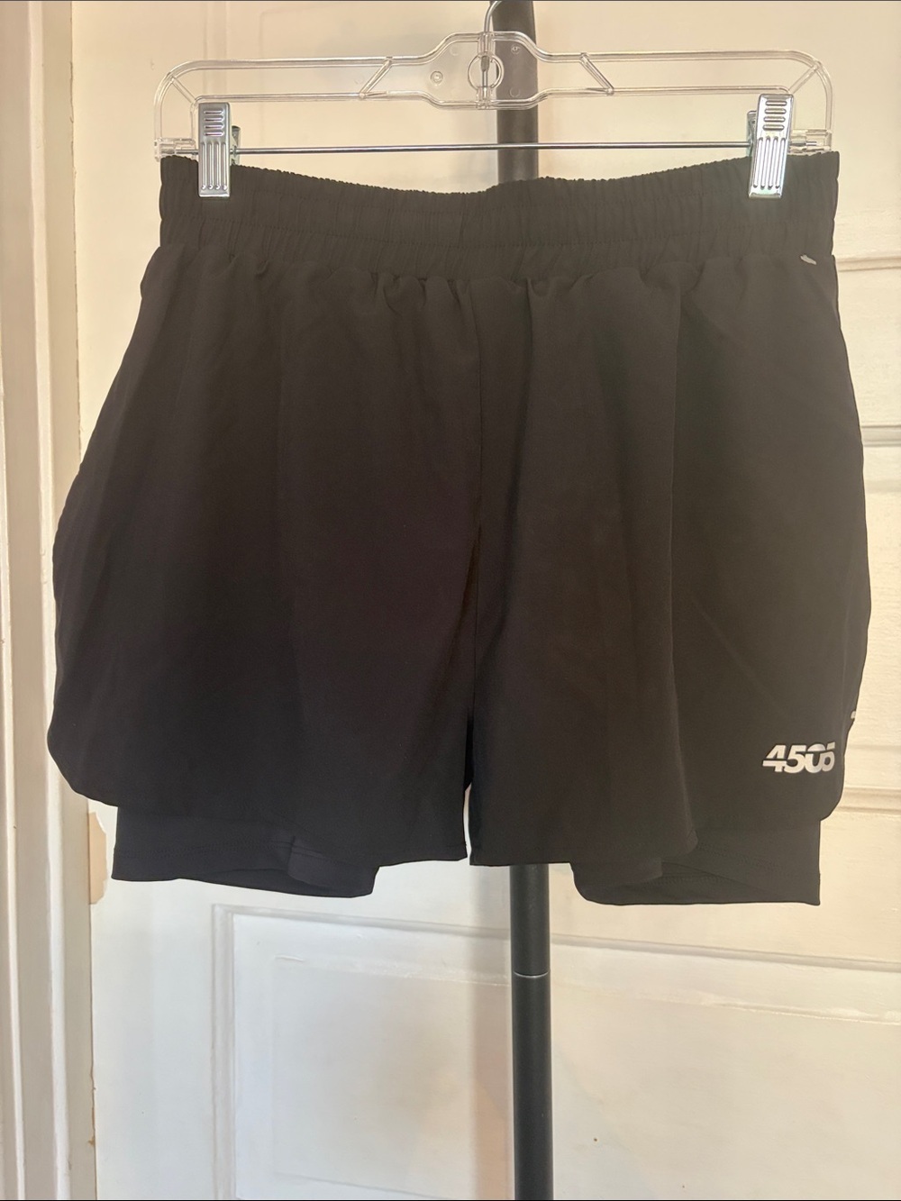 ASOS Black Athletic Shorts with Built-In Liner